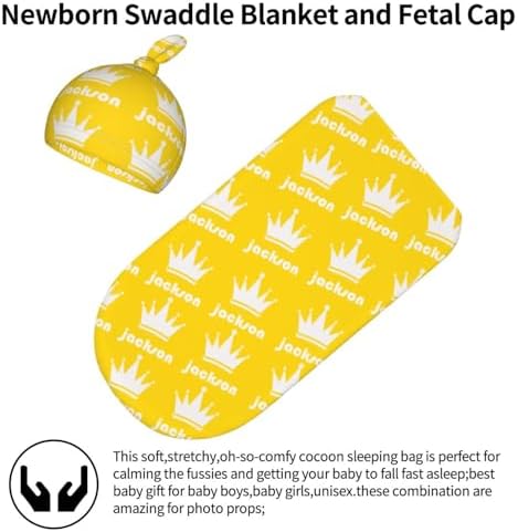 Custom Baby Swaddle Blanket with Name