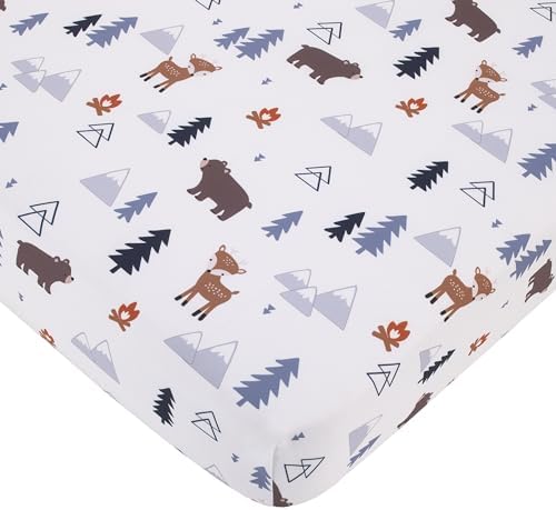 NoJo Little Love Crib Sheet Forest Friends