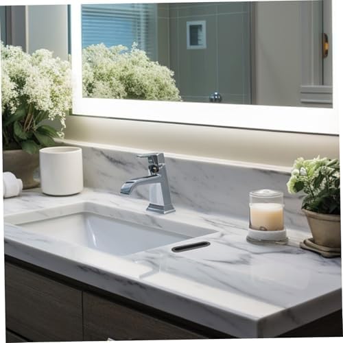 Cabilock 3pcs Bathroom Cabinet with Tissue Box Cover and Shelf