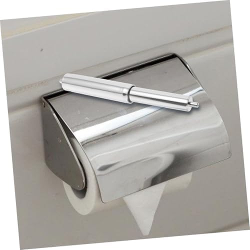 OUNONA 4pcs Retractable Paper Roller Stainless Steel Tissue Holder Rod