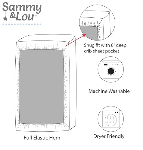 Sammy Lou Floral Sprinkles 2-Pack Crib Sheets
