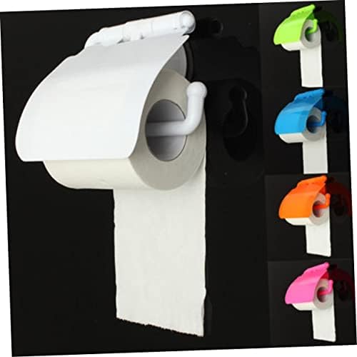 Healifty Toilet Paper Holder with Suction Cup and Cover 1