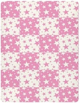 KICPOAY Fitted Crib Sheets with Stretchy Elastic Band