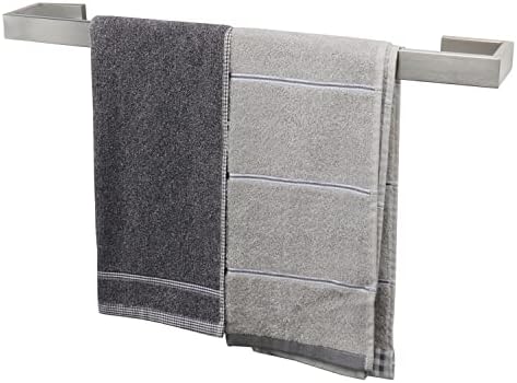 TocTen Square Base Towel Rack - 20 Inch Heavy Duty Stainless Steel