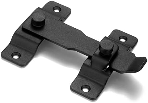 INIRET 3 Pack Barn Door Latches Matte Black