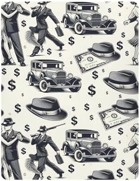 ALAZA Dollar Tango Fedora Crib Sheets for Kids