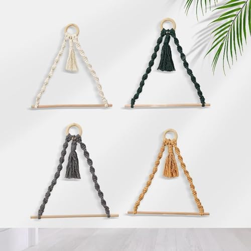 Macrame Toilet Paper Holder Boho Wall Decor 1