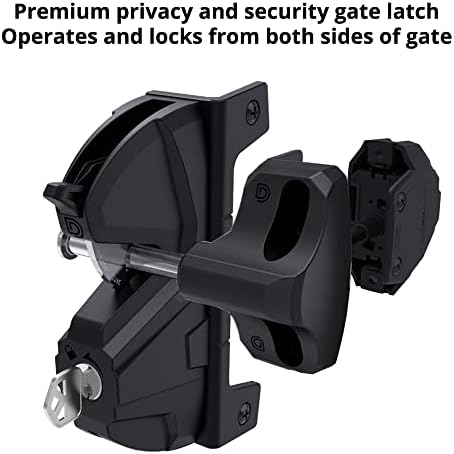DD Technologies LokkLatch Deluxe Series 3 Key Lockable Black