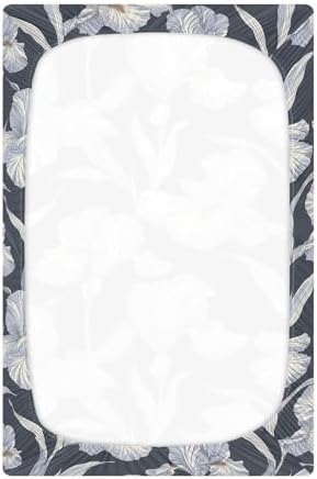 ALAZA Paisley Crib Sheets for Girls and Boys