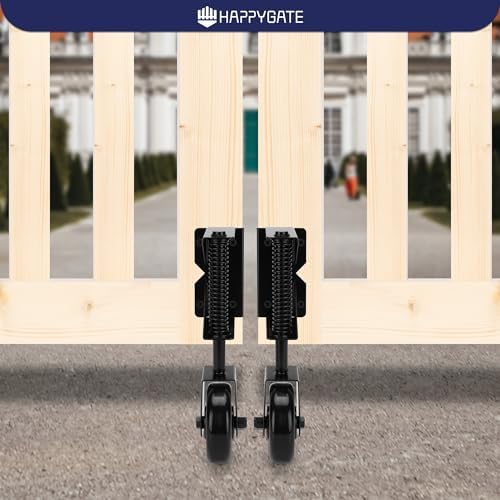 4 Inch Heavy Duty Gate Caster with 360 Degree Swivel Black