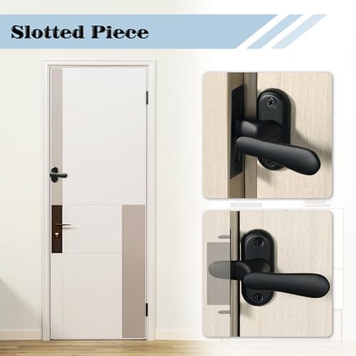 Alise Flip Latch Lock Matte Black Gate Hardware