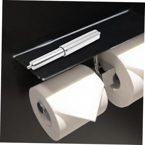 Hemobllo 4pcs Stainless Steel Toilet Paper Holder Rod