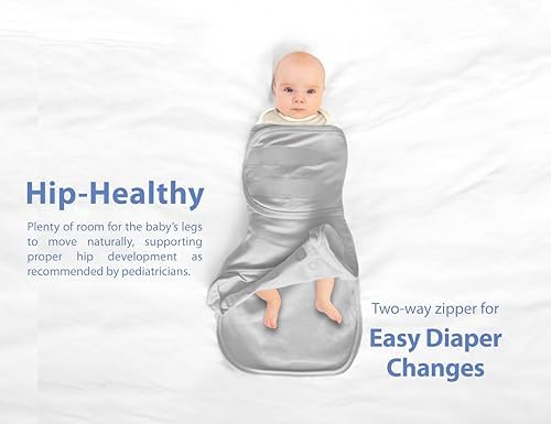 Bebon Safer Swaddle - Safety Snaps Adjustable Length 100 Cotton