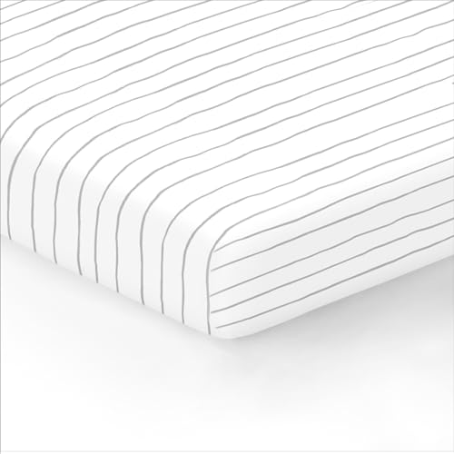 Cambria Baby 100 Organic Cotton Fitted Sheets for Crib and Toddler Mattresses