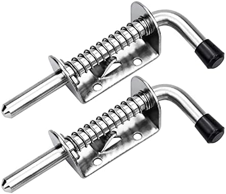 SHAUNI 2Pcs Slide Bolt Door Lock Hasp Latch Security Hardware