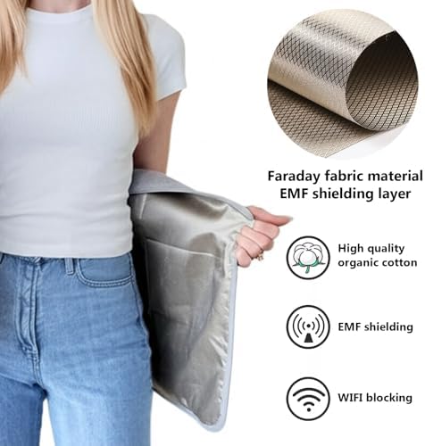 KYJiuLiu Faraday Blanket - 18x20 EMF Protection for Laptop and Phone