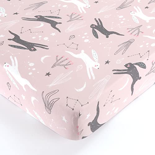 GRSSDER Ultra Soft Stretchy Crib Sheets 2 Pack