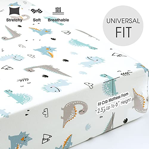GRSSDER Ultra Soft Stretchy Crib Sheets 2 Pack 1