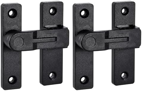 INIRET 2 Packs 180 Degree Flip Latch with Matte Black Finish
