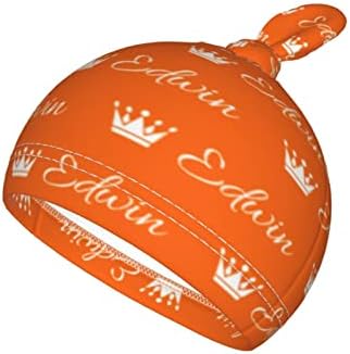 WAYABO Personalized Swaddle Blanket with Name and Hat for Newborns