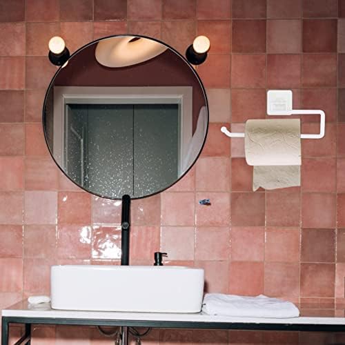 ETHZZLE Wall-Mounted Toilet Paper Holder No Punching Installation