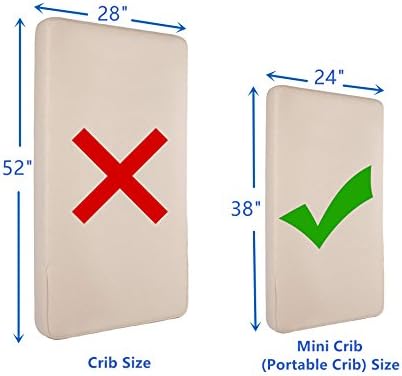 TL Care Fitted Mini Crib Sheet 24 x 38
