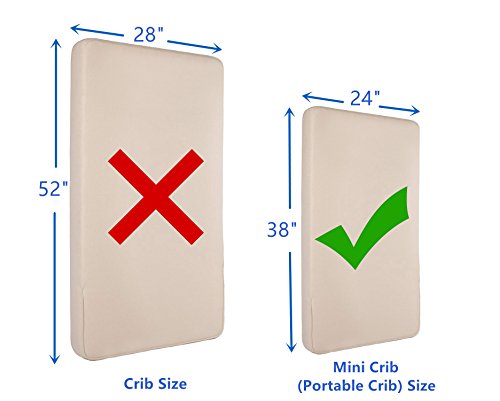 TL Care 100 Natural Cotton Mini Crib Sheet 38 x 24 - Soft Breathable