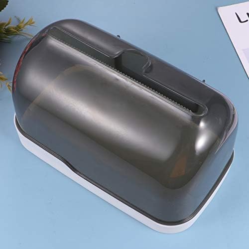 VICASKY Wall-Mounted Tissue Box Grey No Punching Required