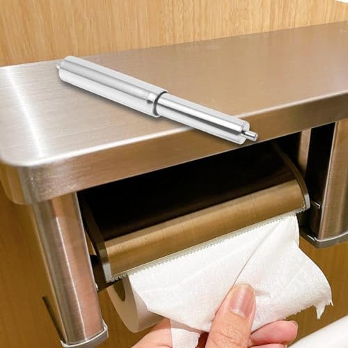 Mipcase Stainless Steel Toilet Paper Holder Rod
