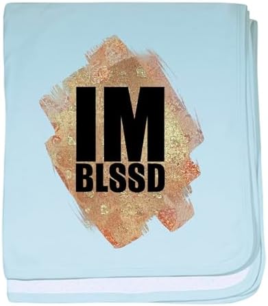 CafePress Gold Strokes Swaddling Blanket