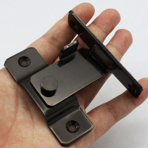 SHAUNI 2Pcs Slide Door Lock Hasp Gate Latch