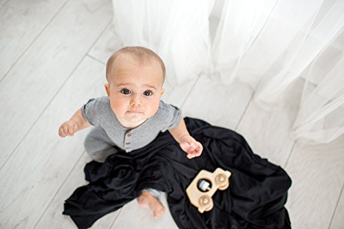 Copper Pearl Baby Swaddle Blanket - Midnight
