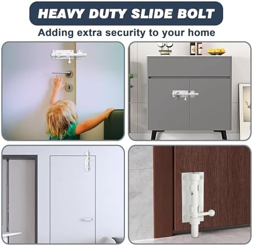 Alise Heavy Duty Stainless Steel Slide Lock Gate Latch