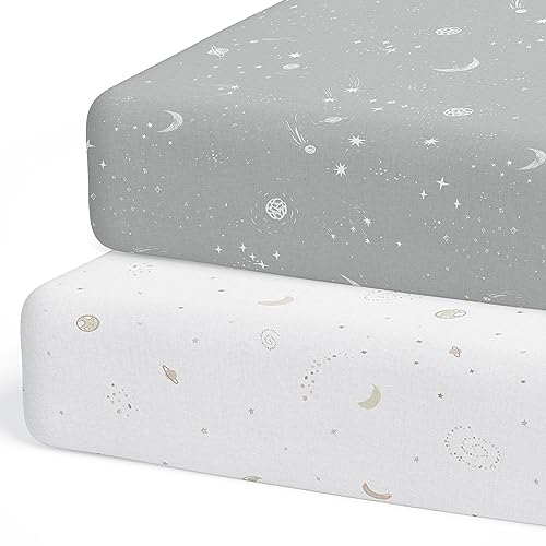 Sorrel Fern Crib Sheets - Buttery Soft Organic Cotton Blend 2 Pack