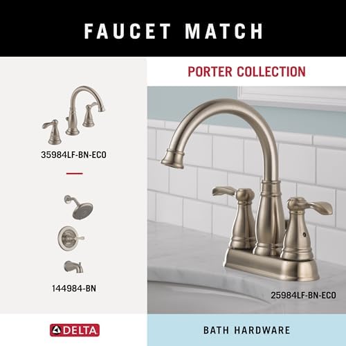 Delta Faucet PTR24-BN Porter Towel Bar 24 SpotShield Brushed Nickel 1