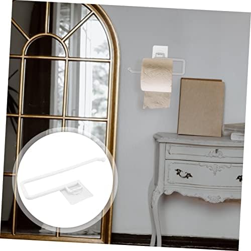 DOITOOL Wall-Mounted Toilet Paper Holder Chic Grey Multi-Purpose Roll Paper Rack