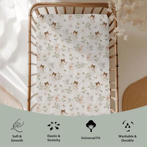 Boho Fairies Baby Crib Sheets 28x52 Inches