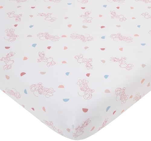 NoJo Disney Minnie Mouse Crib Sheet