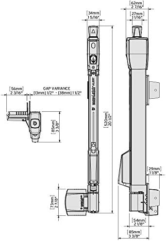 DD Technologies ML3ATPKAG2 Pool Safety Magnetic Gate Latch