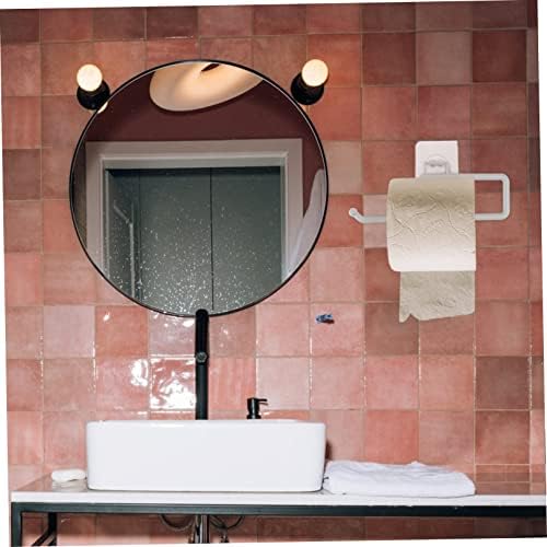 POPETPOP Wall-Mounted Toilet Paper Holder Stylish Multi-Functional