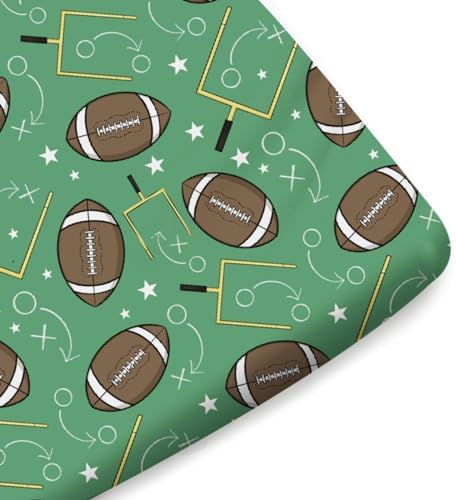 KASTLEE American Football Fitted Crib Sheet 52x28