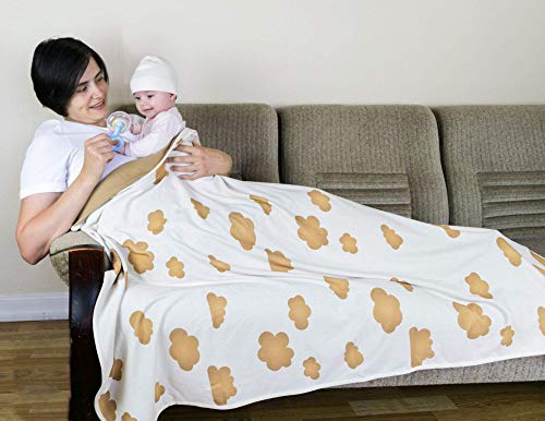 MAUM-B Wool Blanket for Babies Temperature Regulating Soft Comfort 1