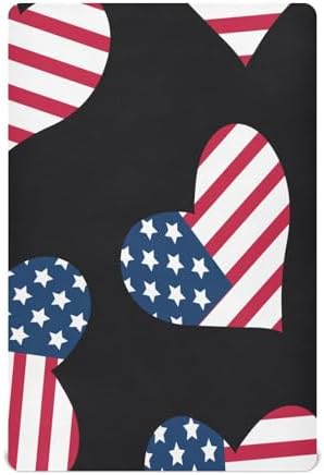Happy July 4th Crib Sheets for Baby Toddler