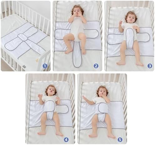 CHEOTIME Baby Swaddle Sack - Cotton Detachable Sleep Blanket