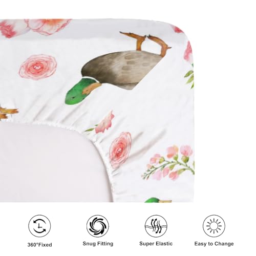 KASTLEE Wild Duck Crib Sheet 52x28
