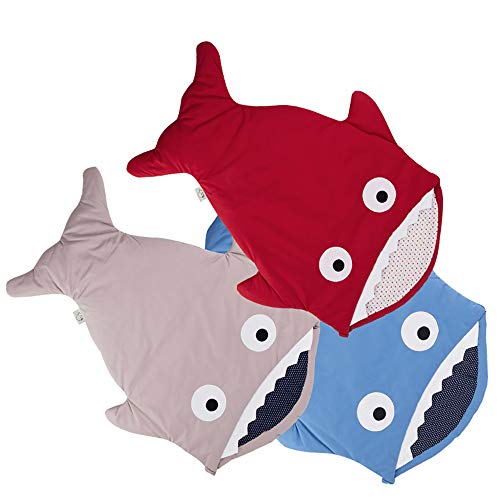 Super Comfy Cartoon Shark Baby Sleep Sack 34-Inch
