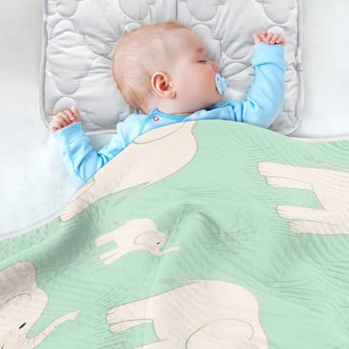 Custom Animal Swaddle Blanket for Baby 30x40in
