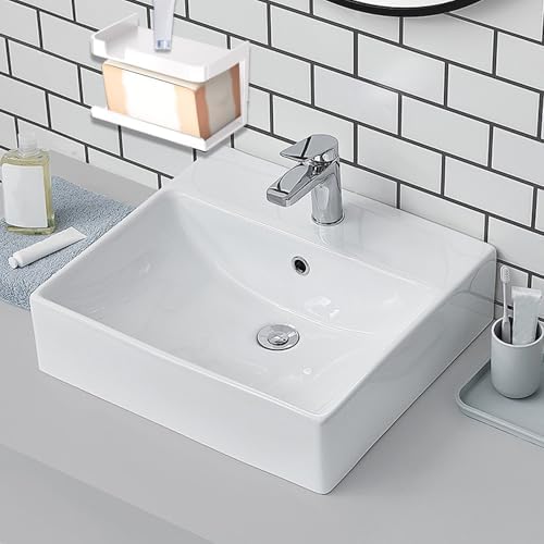 Wall Mounted Toilet Paper Holder with Large Storage Shelf
