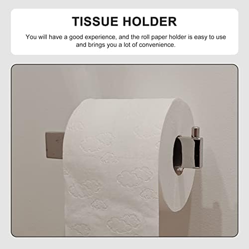 Polished Nickel Toilet Paper Holder Wall Mount