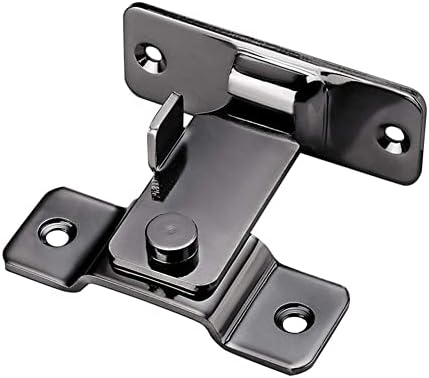 SHAUNI 2Pcs Slide Door Lock Hasp Gate Latch